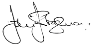 Signed by Dr John Stageman