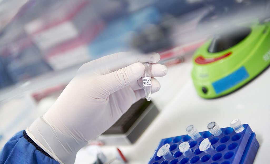 DNA in LifeArc's Edinburgh laboratory