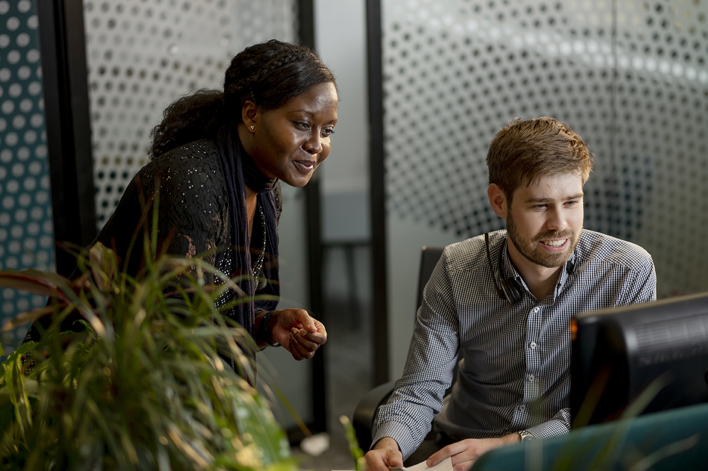 LifeAc employees at a desk