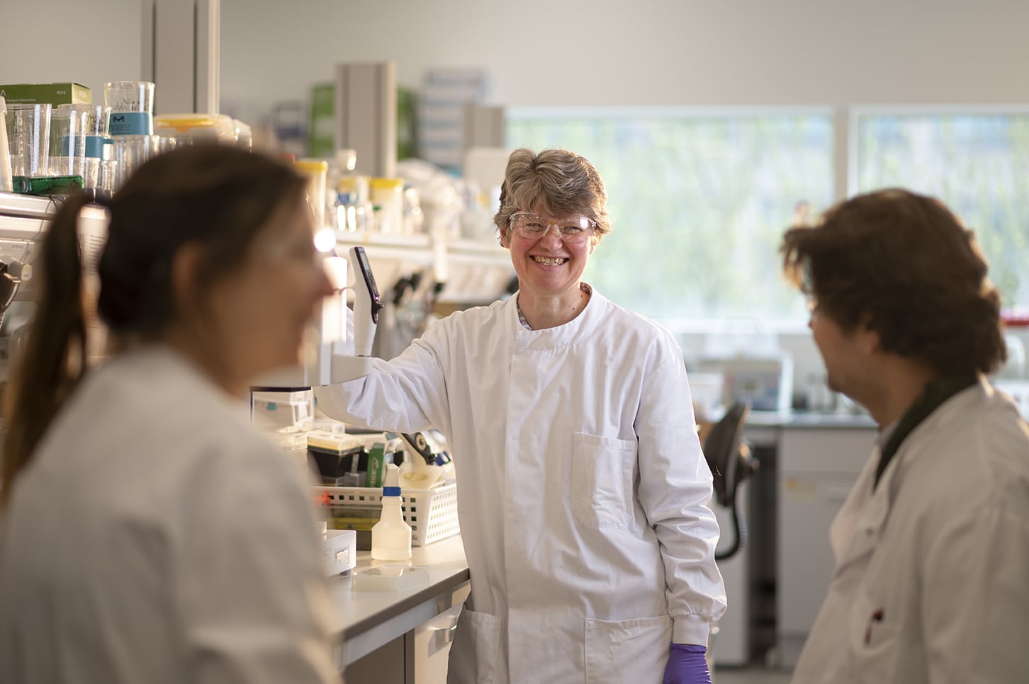 Scientists in the lab