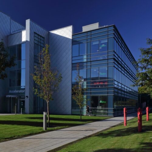 Accelerator building in Stevenage