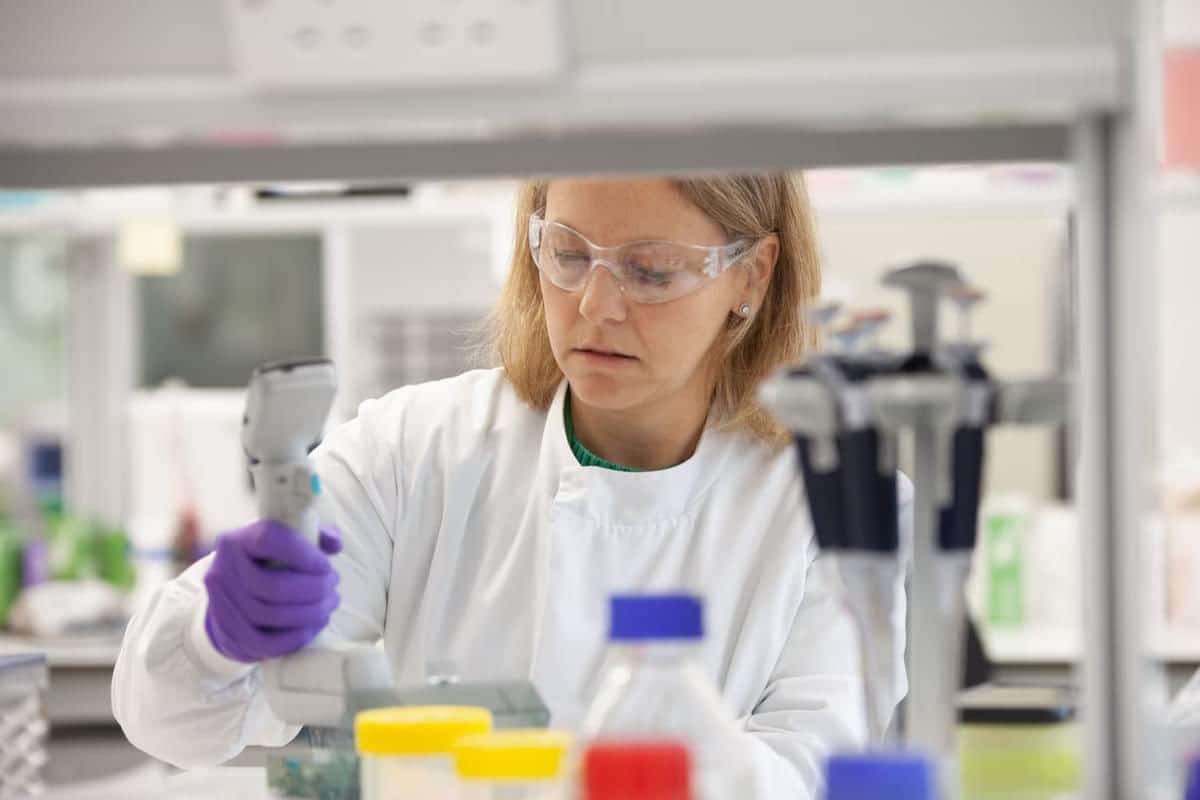 Scientist in the lab