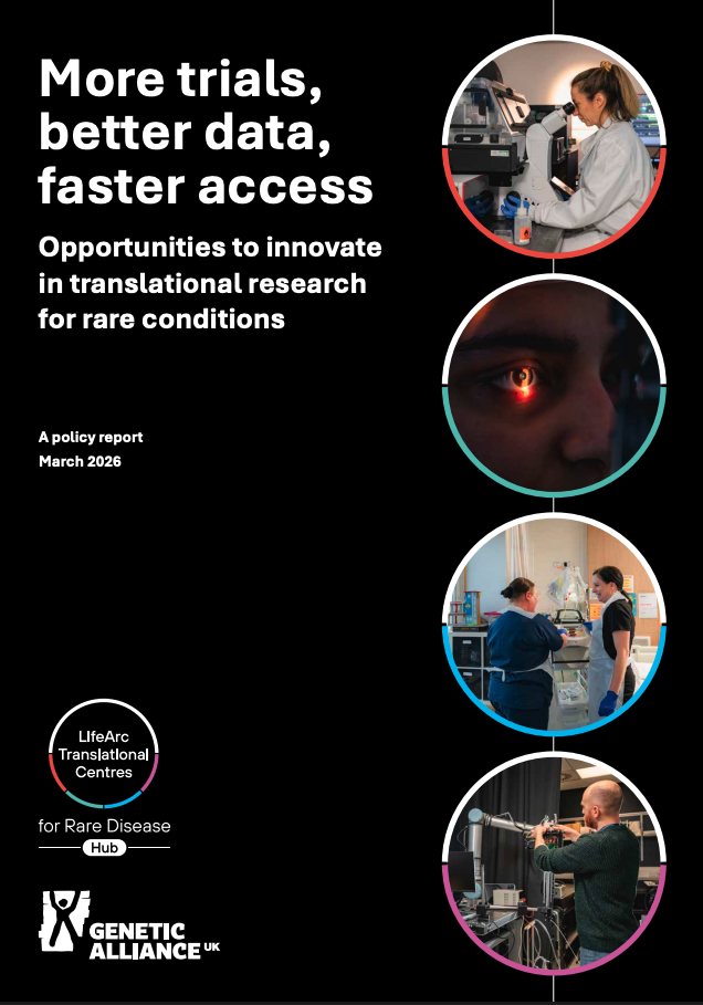 Cover of the report reading 'More trials, better data, faster access'