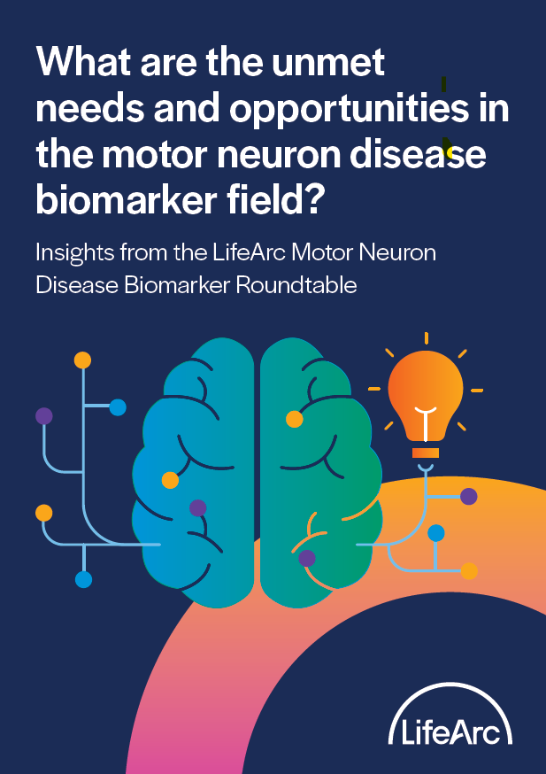 Cover of the LifeArc MND biomarker report