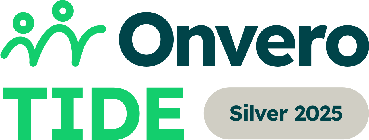 Onvero TIDE Silver Logo